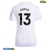 Manchester United Patrick Dorgu #13 Auswärtstrikot Frauen 2025-26 Kurzarm